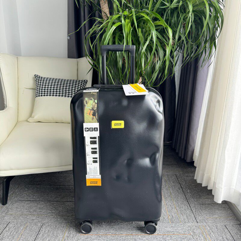 外贸凹凸拉杆箱男女万向轮静音大容量TSA密码旅行箱网红时尚潮流