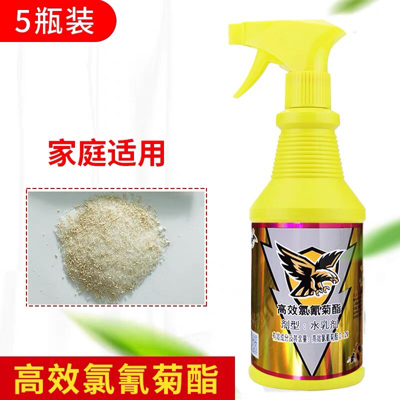 5瓶家庭苍蝇药鹰霸杀虫剂喷雾水剂饭店养殖场液体神鹰驱虫除蝇子