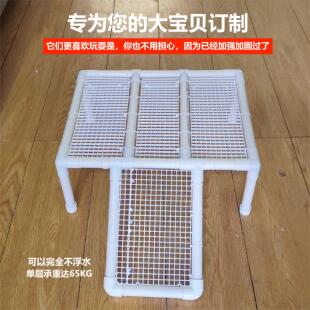 新款加厚加粗大体型乌龟爬台休息台晒背台不浮水大号爬梯私人订制