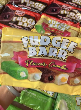 菲律宾FUDGEE BARR cup Cake混合口味鸡蛋糕下午茶糕点25g*10pc