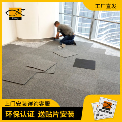 办公室地毯商用方块毯满铺整铺拼块毯大面积水泥地拼接地垫台球厅