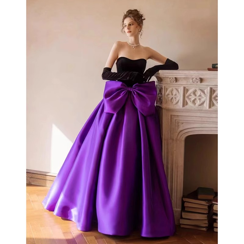  Purple gloves+skirts, do not open when trying to wear clothes+2XL  