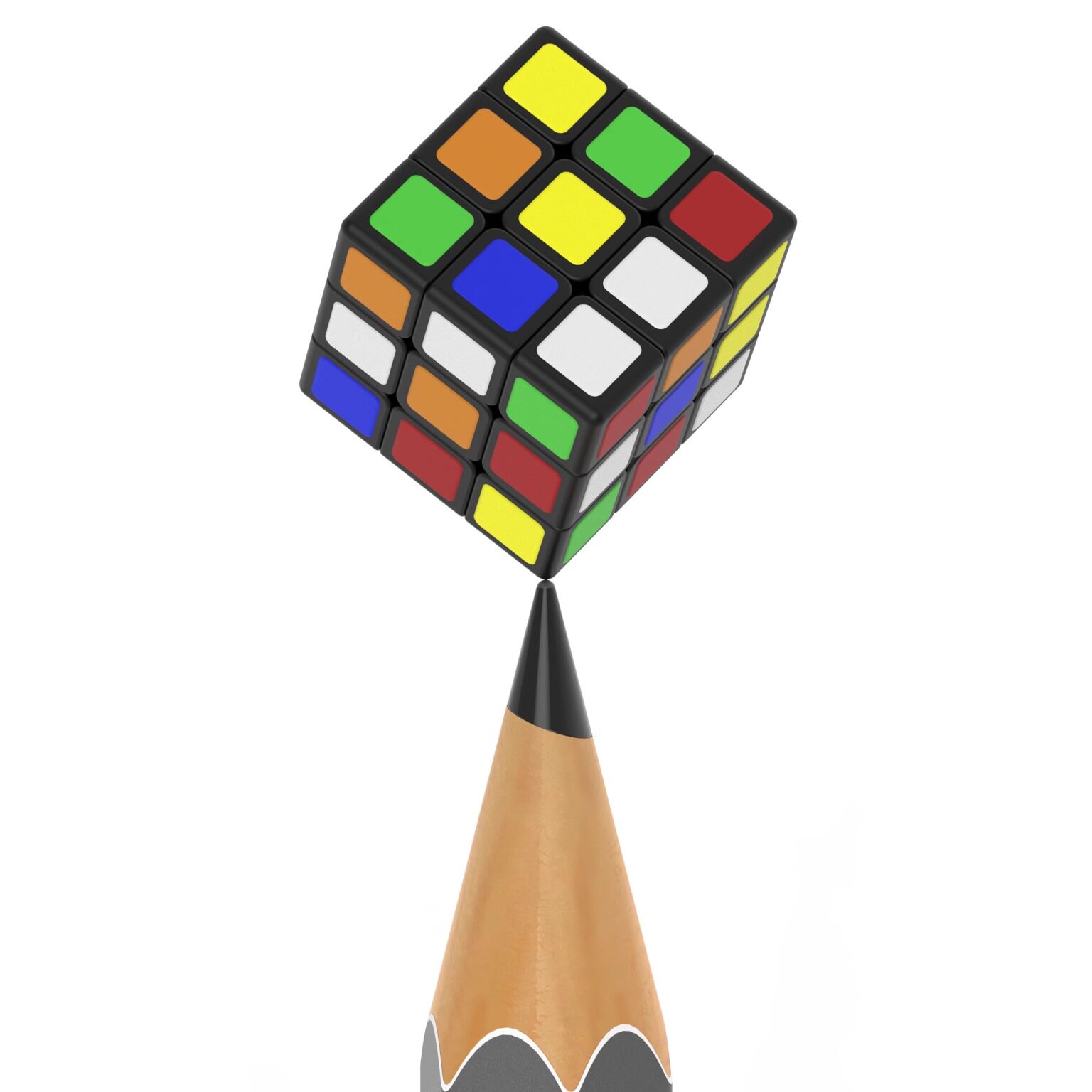 微型扭计骰3×3迷你魔方魔术方块顺滑 卡通微缩模型摆件益智玩具