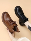 Martens, модные ботинки в английском стиле, универсальные короткие сапоги, из натуральной кожи, в британском стиле, большой размер
