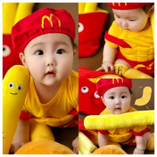 周岁一岁宝宝摄影服装出租 男女孩拍照衣服 写真拍摄道具租赁套装