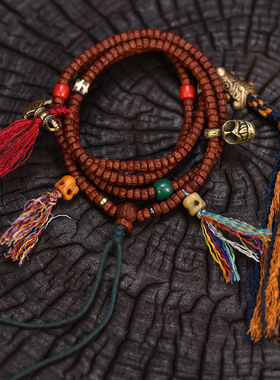 藏式药片百香籽民族风多圈手链项链男女同款包邮到家