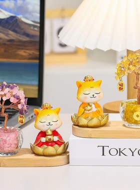 中古风黄大仙守护神树脂创意摆件