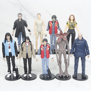 新怪奇物语手办达斯汀食人花公仔玩具模型StrangerThings人偶玩具