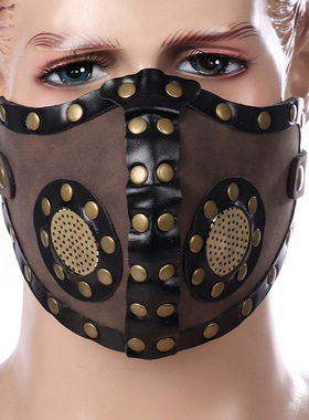 跨境货源新款万圣节面具酒吧cosplay派对道具复活节搞怪朋克面罩