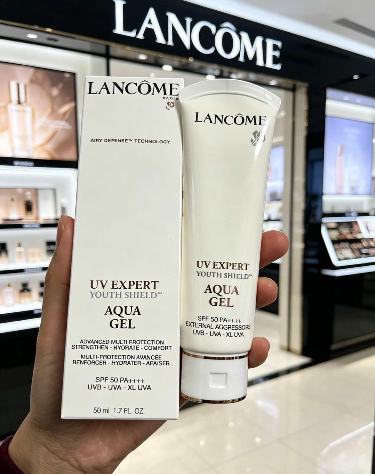 正品 LANCOME/兰蔻 柔皙轻透防晒乳SPF50+清爽型50ml