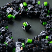 字 SOULCAT×SPM绿箭轴MX线性HIFI 码 办公 顺滑 客制化键盘轴体