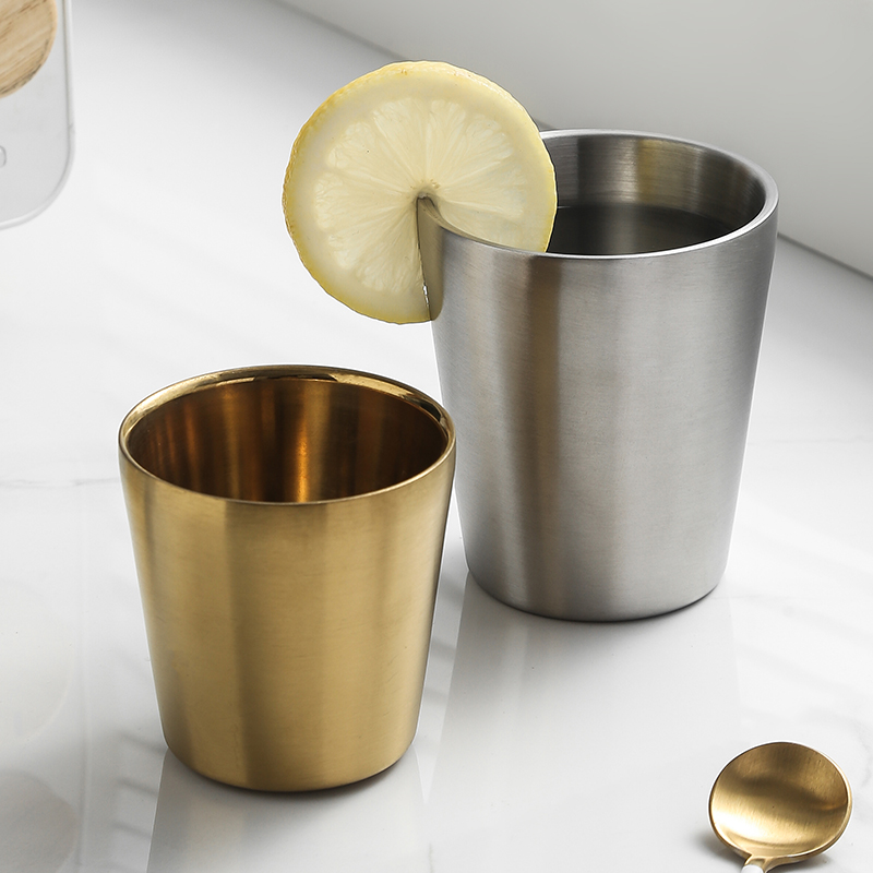 韩式风烤肉店餐厅不锈钢杯