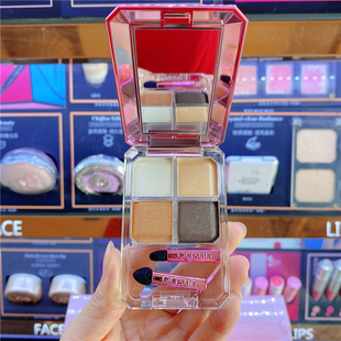 巧迪尚惠晶钻立炫四色眼影盘大地色易上色不飞粉珠光防水修饰轮廓