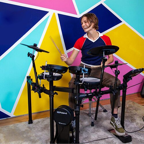 罗兰Roland电子鼓TD-07KV/17KV架子鼓家用初学专业演奏电鼓TD07KV