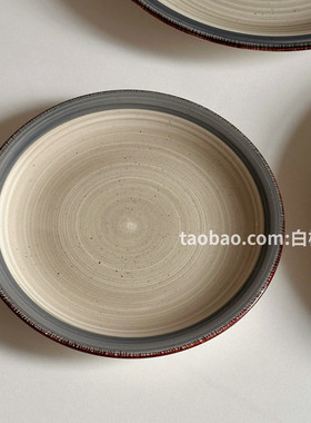 ins风陶瓷盘子家用高级感餐具菜盘甜品盘子高颜值女生宿舍早餐盘