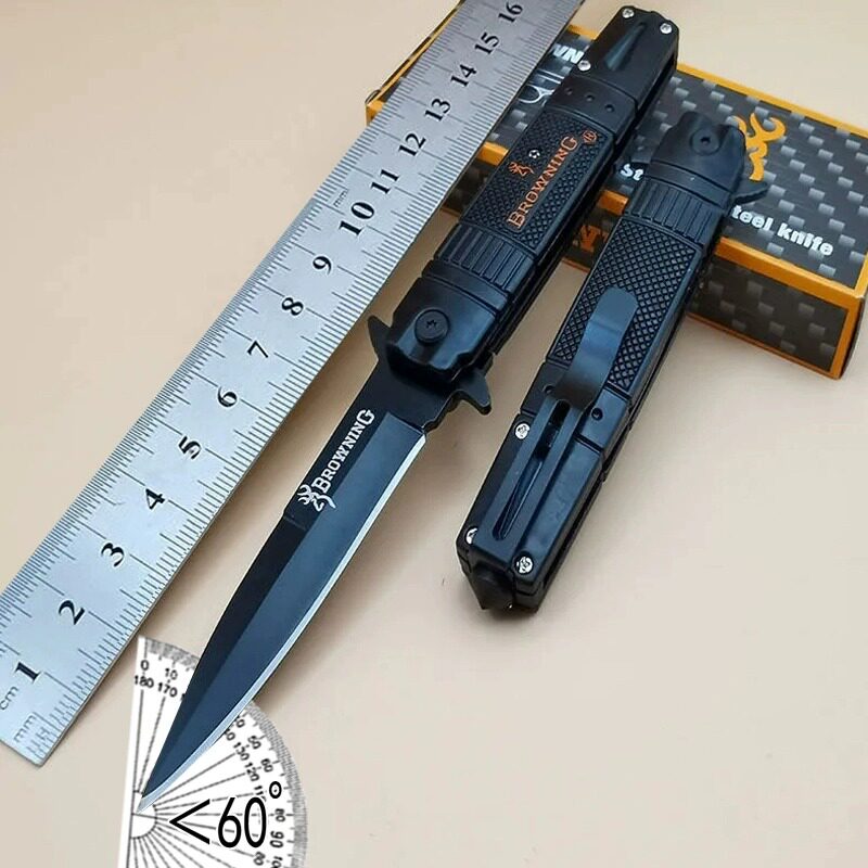 内蒙古吃肉折叠小刀大号高硬度户外刀直刀水果刀便携不锈钢刀锋利图片