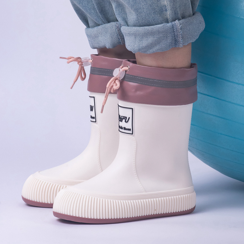 親子兒童雨鞋小學生雨靴女士水靴