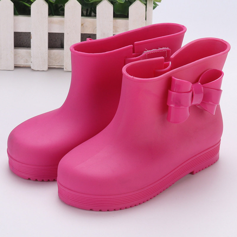 清仓儿童雨鞋女童可爱宝宝女小童雨靴防滑幼儿园水鞋学生小孩胶鞋