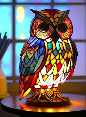 家庭装饰跨境新品亚马逊独立站创意风格桌面摆件台灯摆件台灯led.