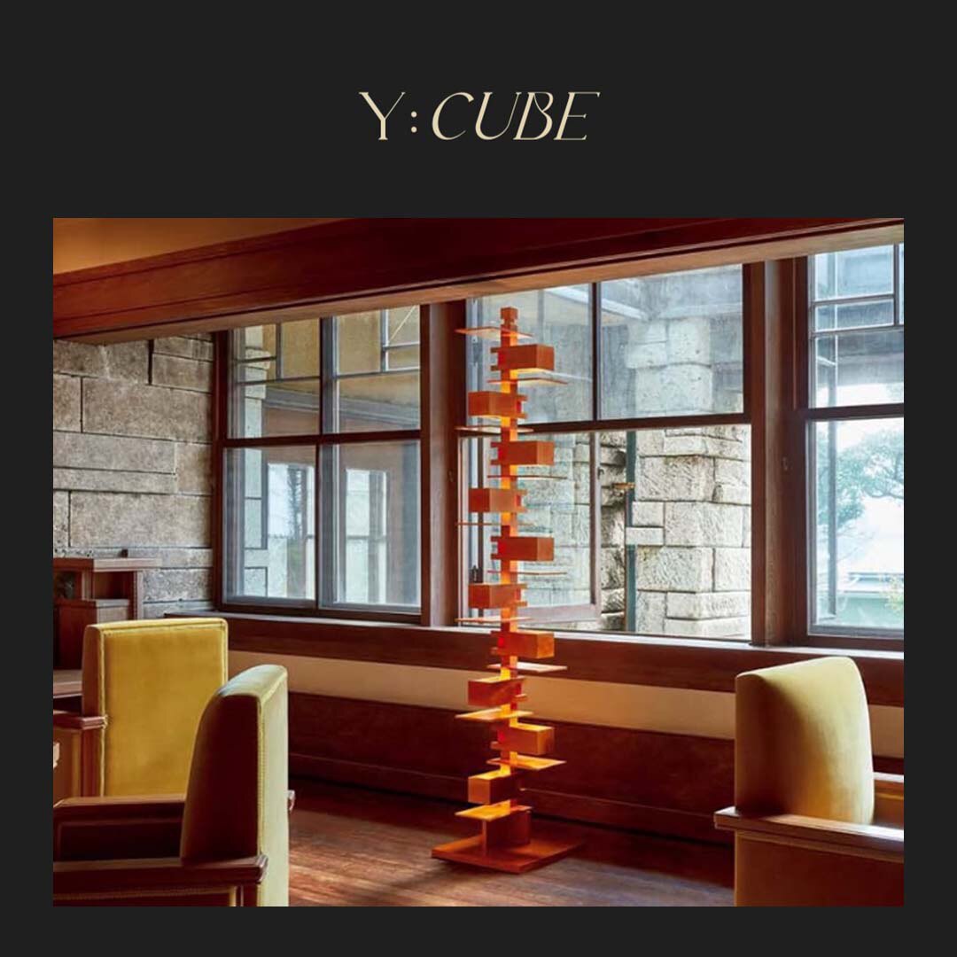 现货Y:CUBE日本进口Yamagiwa合作Taliesin系列木质台灯落地灯