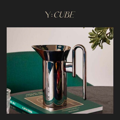 现货Y:CUBE丹麦进口&Tradition Momento JH 金属陶瓷水壶花器花瓶