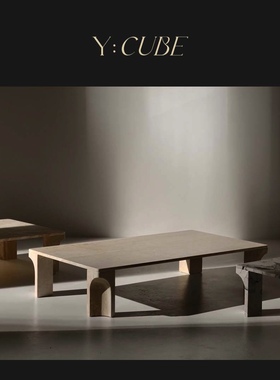 现货Y:CUBE丹麦进口Gubi Doric客厅简约方形大理石材咖啡桌茶几