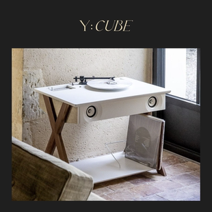Y:CUBE法国进口La Boite LXX TT LBC乐伯盒一体式黑胶唱机音箱