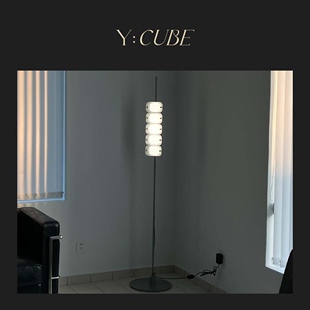 现货Y bias潮汐设计师书房客厅玄关排列几何艺术吊落地灯 CUBE