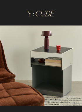 Y:CUBE西班牙进口SANCAL Seta金属彩色小推车边几移动咖啡桌