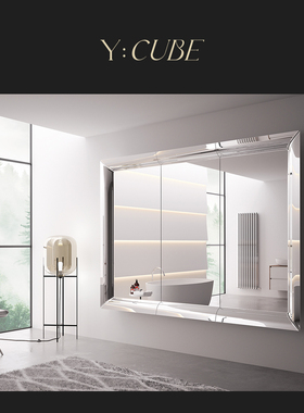 Y:CUBE意大利进口FIAM Caadre系列全身多用卧室浴室金属镜子