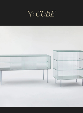 Y:CUBE意大利进口Glas Italia Commodore艺术玻璃客厅餐厅餐边柜