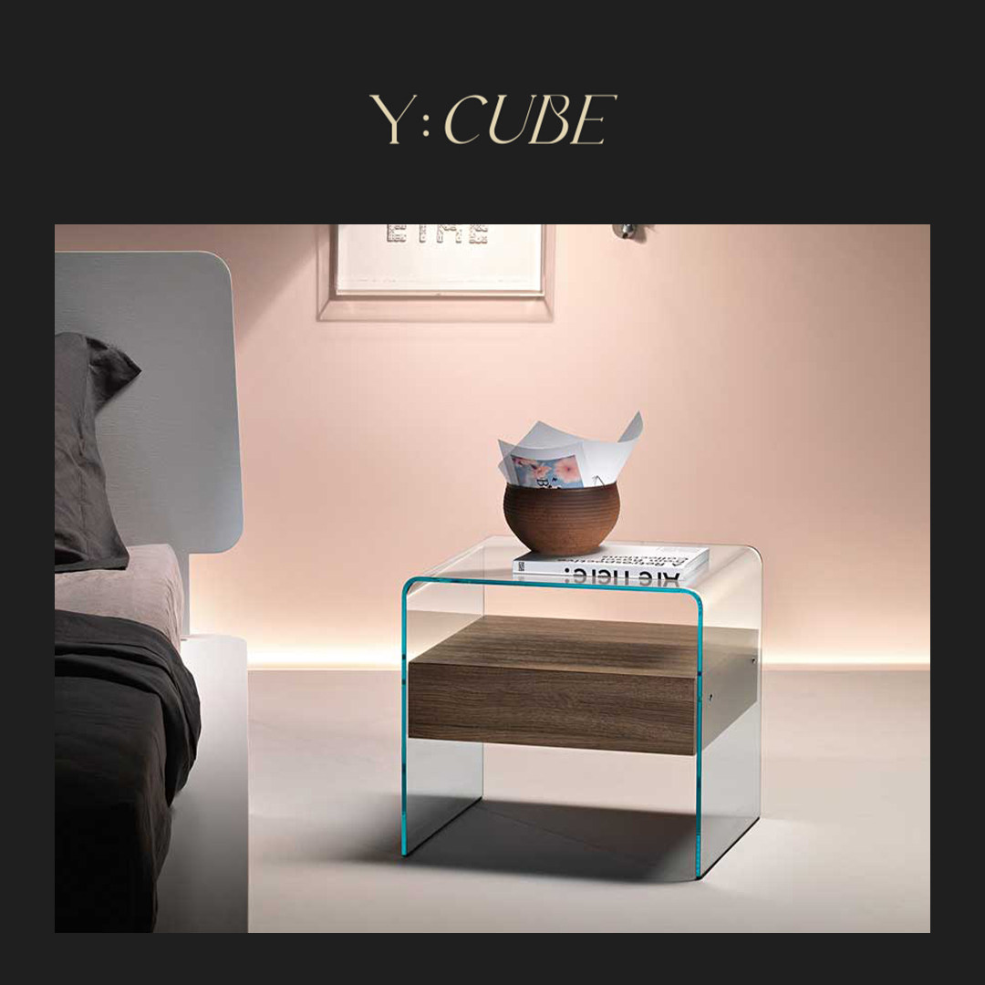 现货Y:CUBE意大利进口Fi床头柜