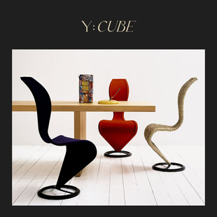 Y:CUBE意大利进口Cappellini S Chair设计造型客厅餐厅靠背餐椅子