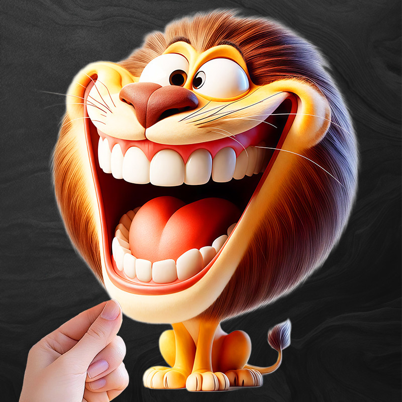 卡通动漫搞怪标签狮子汽车装饰贴三角窗贴纸防水个性定制尺寸,汽车用品/电子/清洗/改装,汽车装饰贴/反光贴,淘宝优惠券,粉丝福利购,淘宝优惠卷