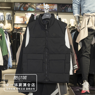 李宁羽绒马甲男子2025冬季 羽绒马甲AMRV047 防泼水鸭绒时尚 新款