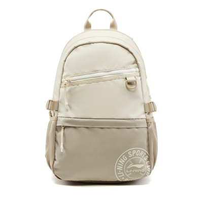 李宁防泼水双肩包男女款