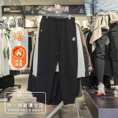 李宁加绒运动裤男2025冬新款