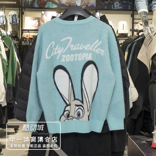 李宁冬季编织衫迪士尼联名卫衣