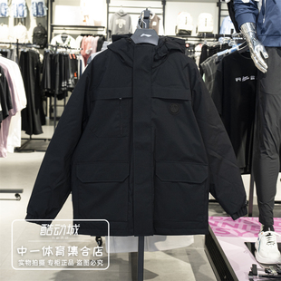 李宁羽绒服男子2025冬季新款防泼水休闲保暖宽松羽绒服AYMV295