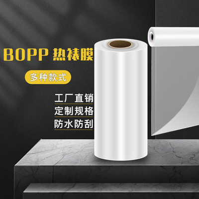 预涂膜BOPP热裱覆膜机专用相片海报图文广告镭射热裱膜光膜哑膜