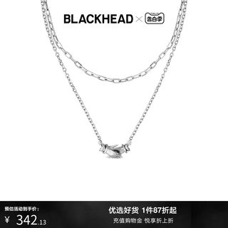 【尤长靖同款】BLACKHEAD/黑头甜酷双层项链磁吸男生潮情侣款女士