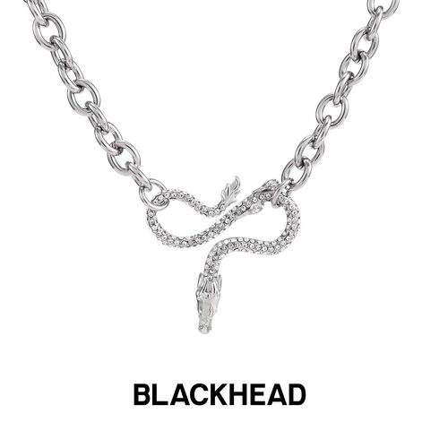 BLACKHEAD龙形吊坠项链