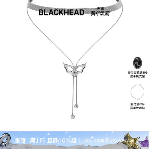 蝴蝶项链chokerblackhead女生