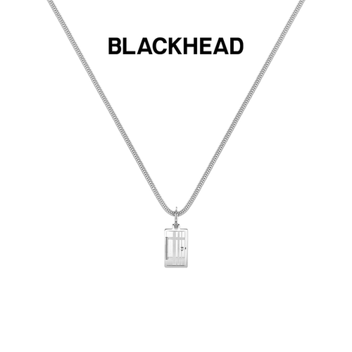BLACKHEAD情侣款开合门吊坠项链