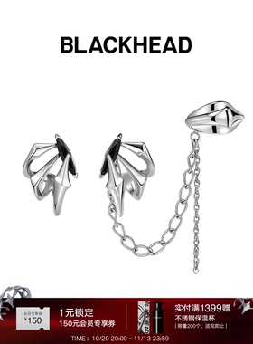 BLACKHEAD可拆卸马眼黑锆耳夹