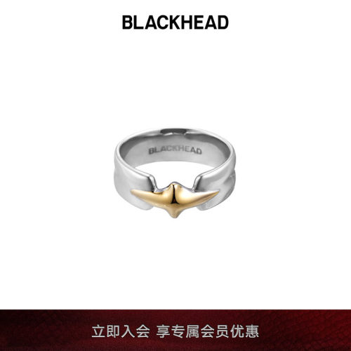 BLACKHEAD情侣芒星装饰戒指