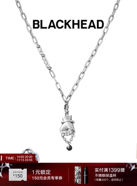 BLACKHEAD拳头温感变色吊坠项链