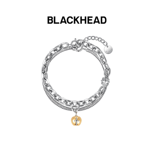 BLACKHEAD情侣choker双层手链