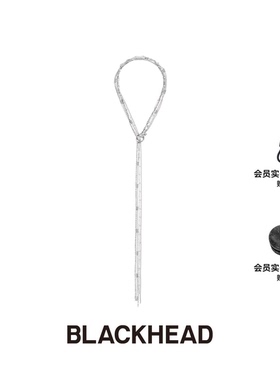 【张新成同款】BLACKHEAD/黑头新月骑士系列新月骑士串珠项链原创