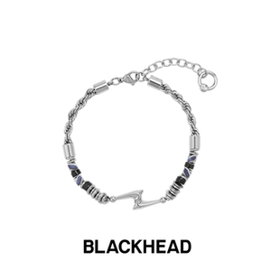 BLACKHEAD/黑头闪电细手串原创设计新品个性时尚朋克新春